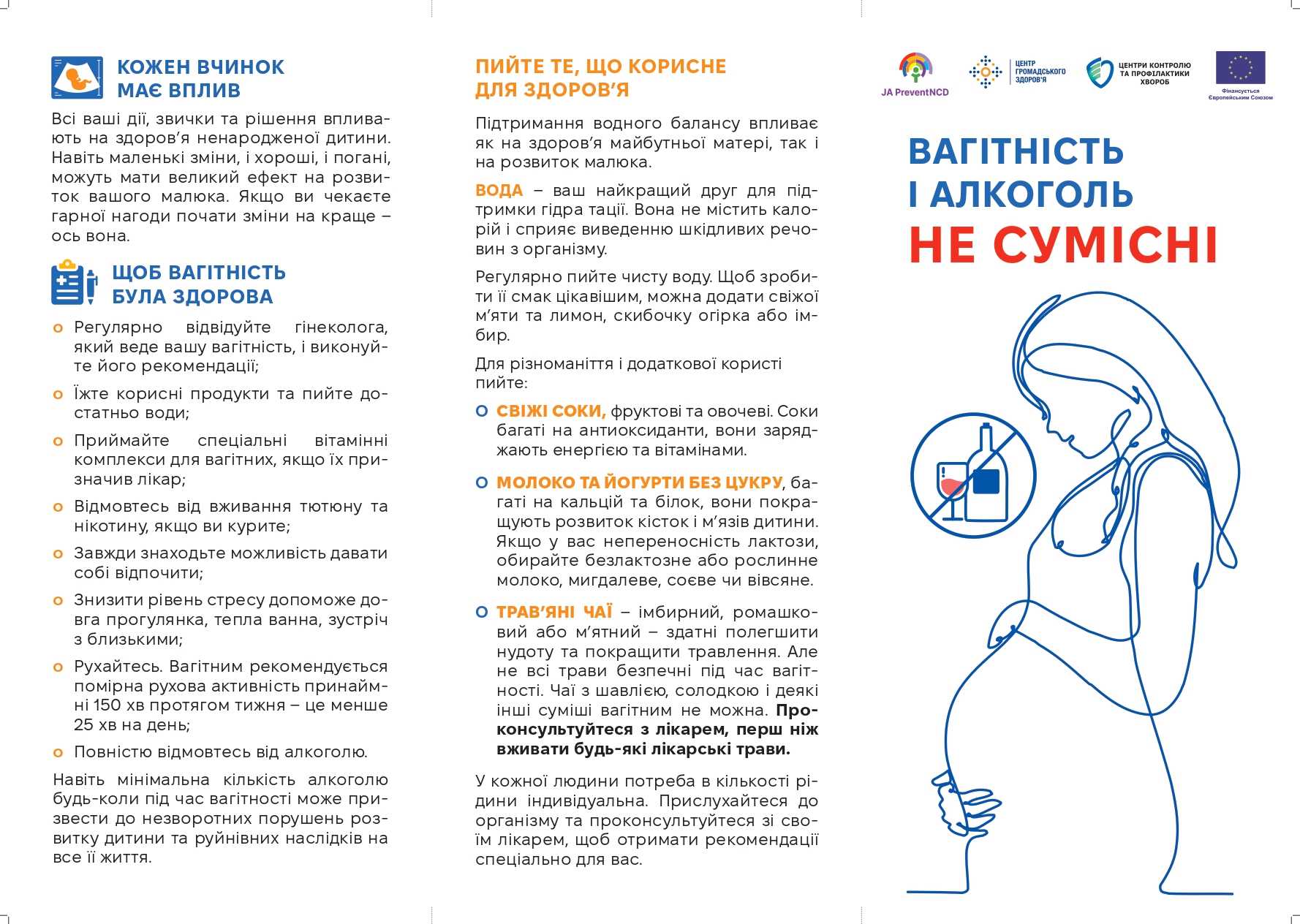 Вагітність і алкоголь не сумісні